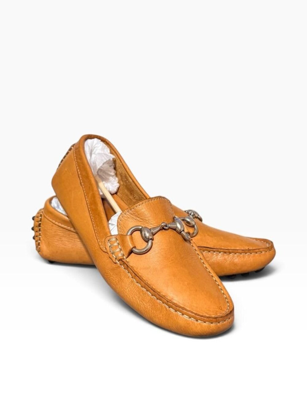 Horsebit Driving Loafers Chestnut Brown 7 Women Leather Preppy Classic Trend